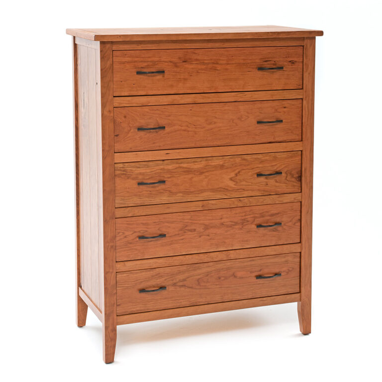 Denver 5 Drawer Chest – Solid Cherry Wood – Green Gables Furniture