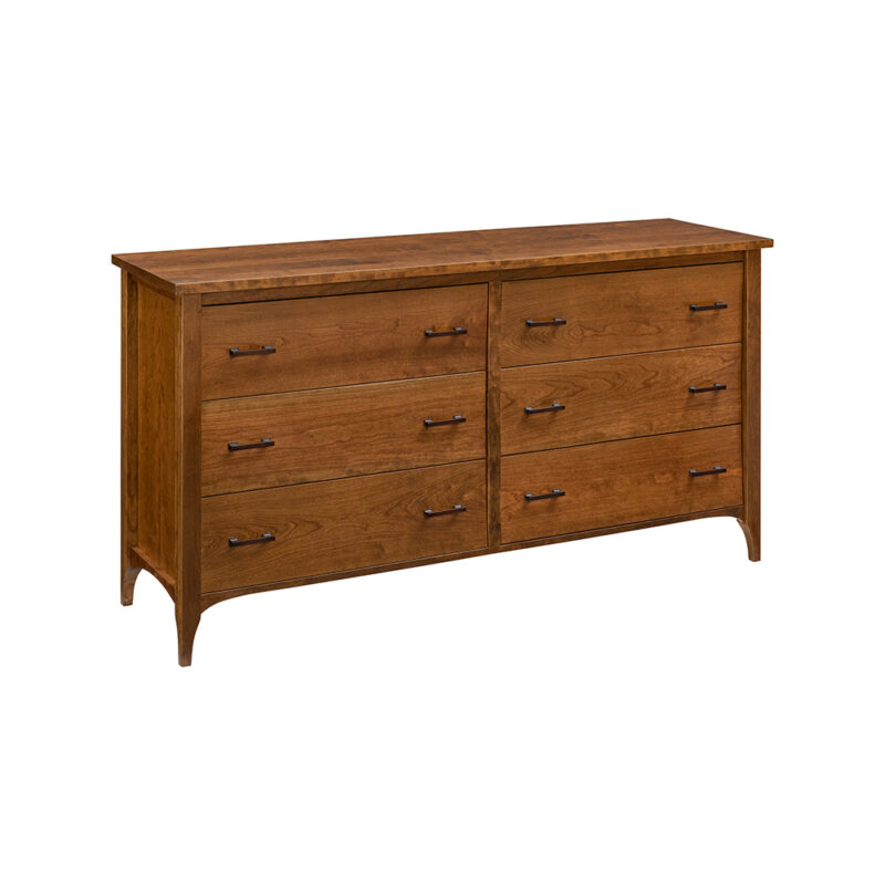 Malibu 6 Drawer Dresser-Provincial – Green Gables Furniture